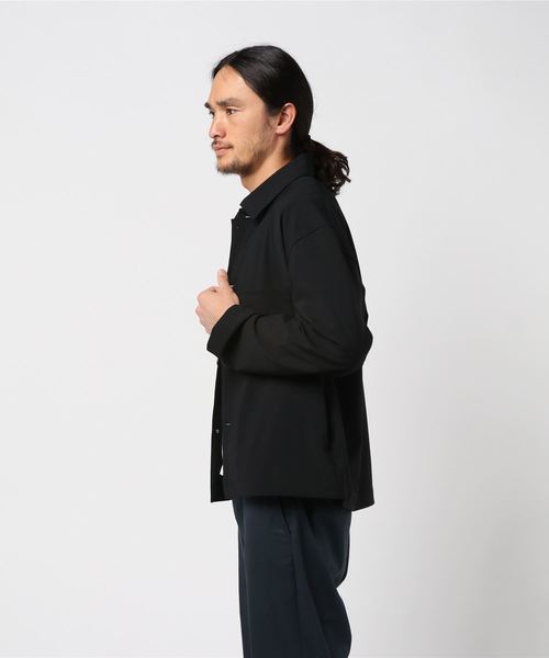 【UNDECORATED】別注サマーウールCPOジャケット　ブラック UNDECORATED（アンデコレイテッド）の「【UNDECORATED】別注サマー