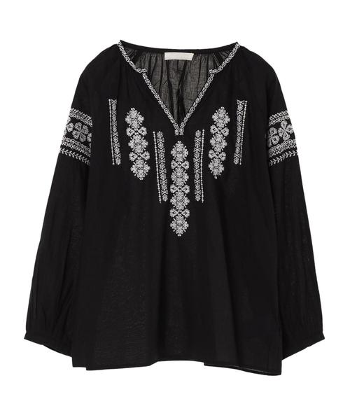 AMERICAN HOLIC(アメリカンホリック)の「刺繍ラグランブラウス(シャツ/ブラウス・レディース・ホワイト/ブラック/オフホワイト・FREE)」の16枚目の写真