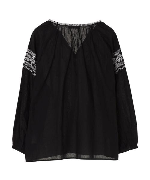 AMERICAN HOLIC(アメリカンホリック)の「刺繍ラグランブラウス(シャツ/ブラウス・レディース・ホワイト/ブラック/オフホワイト・FREE)」の22枚目の写真