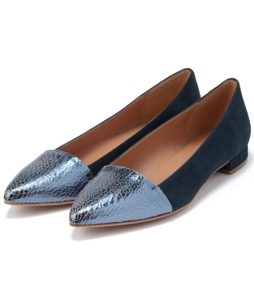 ODETTE E ODILE（オデットエオディール）の「ファビオ ルスコーニ/FABIO メタリックコンビCT#/0212 ◆（その他シューズ・レディース・ライトグレー/シャーベット/ネイビー・37/36/38/35）」の7枚目の写真