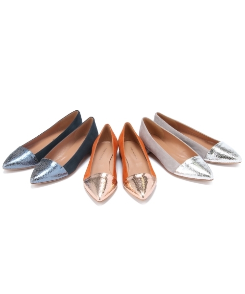 ODETTE E ODILE（オデットエオディール）の「ファビオ ルスコーニ/FABIO メタリックコンビCT#/0212 ◆（その他シューズ・レディース・ライトグレー/シャーベット/ネイビー・37/36/38/35）」の14枚目の写真