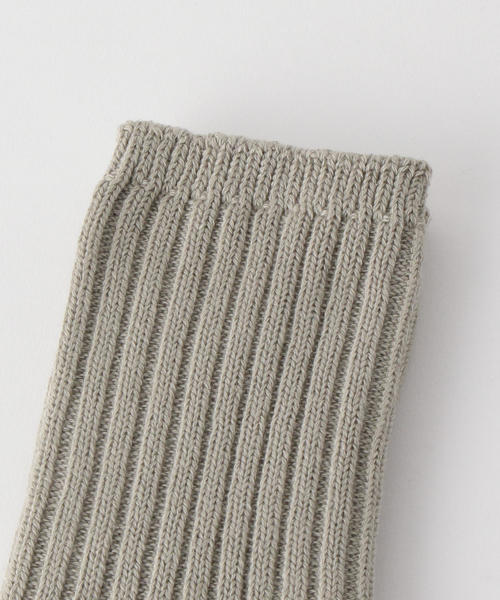 MHL.（エムエイチエル）の「【別注】 ＜MHL.＞ T-GDN SOCKS/ソックス（ソックス/靴下・メンズ・ホワイト/ブラック/オリーブ・FREE）」の4枚目の写真