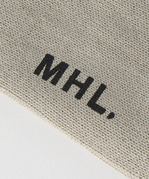 MHL.（エムエイチエル）の「【別注】 ＜MHL.＞ T-GDN SOCKS/ソックス（ソックス/靴下・メンズ・ホワイト/ブラック/オリーブ・FREE）」の7枚目の写真
