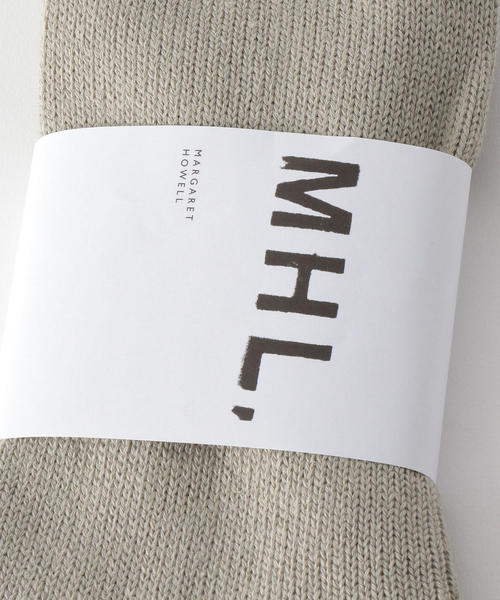 MHL.（エムエイチエル）の「【別注】 ＜MHL.＞ T-GDN SOCKS/ソックス（ソックス/靴下・メンズ・ホワイト/ブラック/オリーブ・FREE）」の9枚目の写真