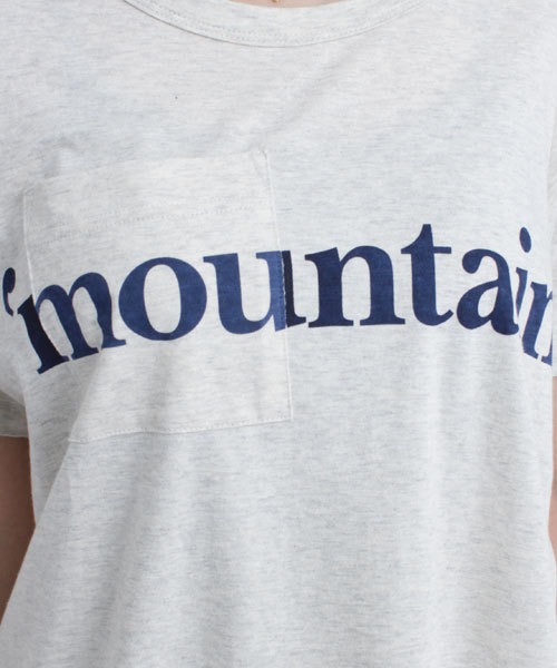 SILAS（サイラス）の「S/S POCKET TEE（Tシャツ/カットソー・レディース・ホワイト/アッシュグレー/ピンク/オレンジ・ONE SIZE）」の6枚目の写真