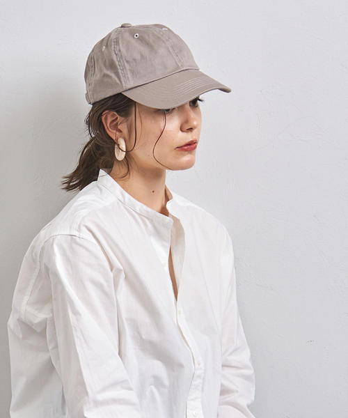 UNITED ARROWS（ユナイテッドアローズ）の「UWCS CTN TWL キャップ◆（キャップ・レディース・ブラック/オリーブ/グレー・FREE）」の17枚目の写真