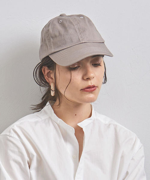UNITED ARROWS（ユナイテッドアローズ）の「UWCS CTN TWL キャップ◆（キャップ・レディース・ブラック/オリーブ/グレー・FREE）」の16枚目の写真