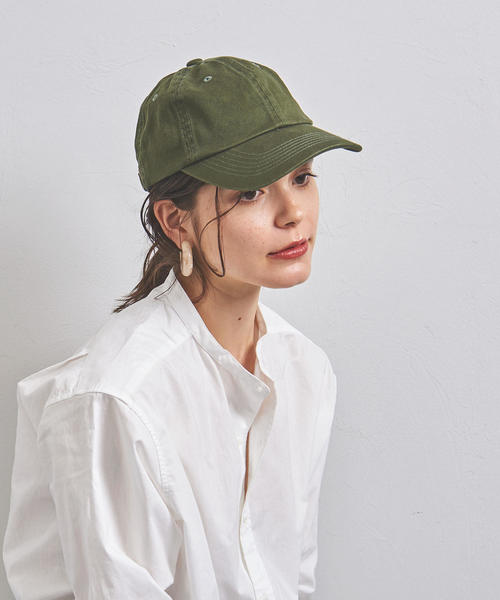 UNITED ARROWS（ユナイテッドアローズ）の「UWCS CTN TWL キャップ◆（キャップ・レディース・ブラック/オリーブ/グレー・FREE）」の21枚目の写真