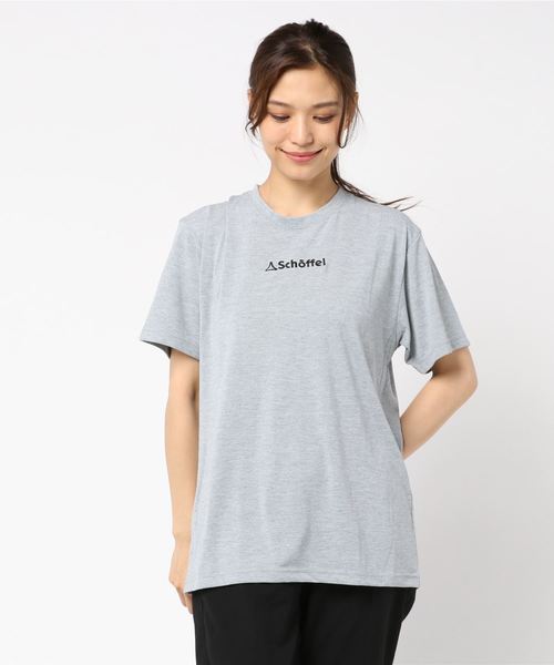 Schoffel(ショッフェル)の「Schoffel/ショッフェル トランスアクア Tシャツ(Tシャツ/カットソー・レディース・ブラック/グレー/カーキ/ホワイト・S/M/L)」の3枚目の写真