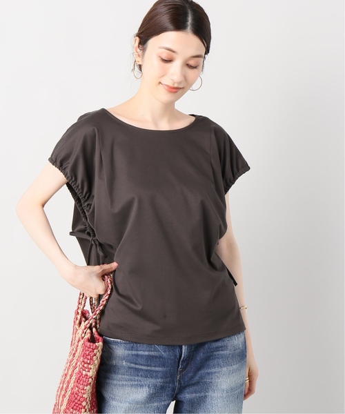 B.C STOCK(ベーセーストック)の「ソデギャザースムースプルオーバー◆(Tシャツ/カットソー・レディース・ホワイト/パープル/ブラウン・FREE)」の17枚目の写真