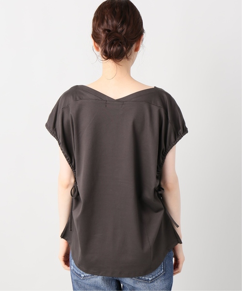 B.C STOCK(ベーセーストック)の「ソデギャザースムースプルオーバー◆(Tシャツ/カットソー・レディース・ホワイト/パープル/ブラウン・FREE)」の22枚目の写真