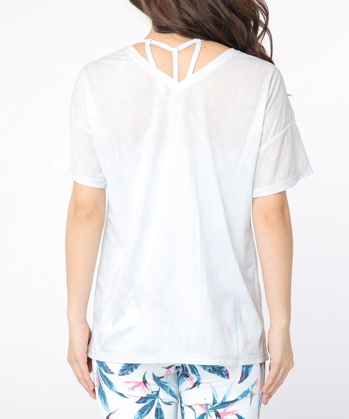 RUSTY(ラスティ)の「【RUSTY/ラスティー】レディースデザインTシャツ / ヨガウェア フィットネス ジム ランニング 2way(Tシャツ/カットソー・レディース・ブラック/ネイビー/ライトピンク/グレー/ピンク・MEDIUM/LARGE/SMALL/X-LARGE)」の18枚目の写真