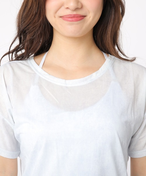 RUSTY(ラスティ)の「【RUSTY/ラスティー】レディースデザインTシャツ / ヨガウェア フィットネス ジム ランニング 2way(Tシャツ/カットソー・レディース・ブラック/ネイビー/ライトピンク/グレー/ピンク・MEDIUM/LARGE/SMALL/X-LARGE)」の17枚目の写真