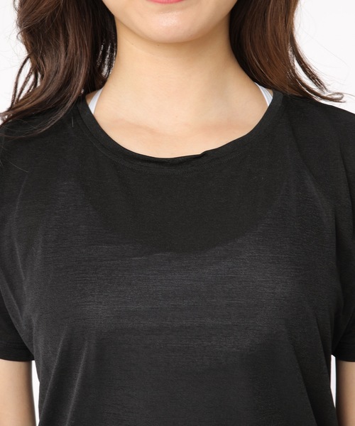 RUSTY(ラスティ)の「【RUSTY/ラスティー】レディースデザインTシャツ / ヨガウェア フィットネス ジム ランニング 2way(Tシャツ/カットソー・レディース・ブラック/ネイビー/ライトピンク/グレー/ピンク・MEDIUM/LARGE/SMALL/X-LARGE)」の22枚目の写真
