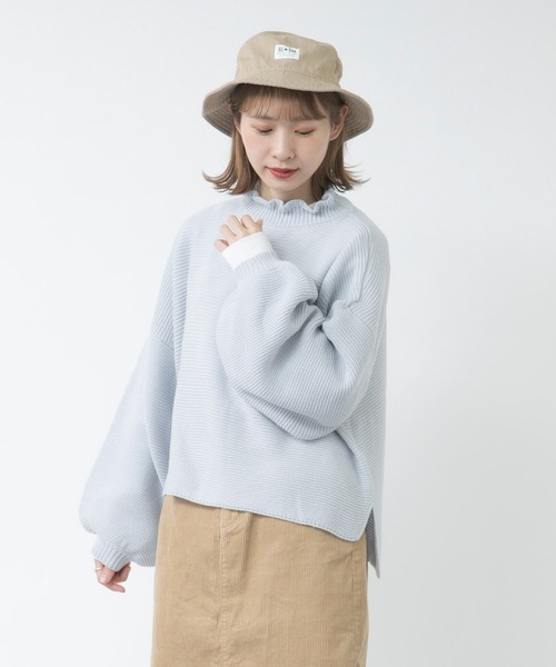 ADOLESCENCE �i�A�h���Z���X�j�́u�o���[���X���[�u�n�C�l�b�N�j�b�g�g�b�v�X[�t�����n�C�l�b�N/�{�g���l�b�N]�yZOZOTOWN����A�C�e���z�i�j�b�g/�Z�[�^�[�j�v�b���C�g�O���[