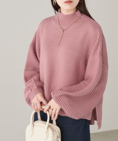 ADOLESCENCE �i�A�h���Z���X�j�́u�o���[���X���[�u�n�C�l�b�N�j�b�g�g�b�v�X[�t�����n�C�l�b�N/�{�g���l�b�N]�yZOZOTOWN����A�C�e���z�i�j�b�g/�Z�[�^�[�j�v�b�s���N�n���̑�2