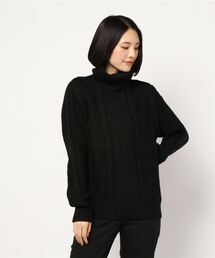 Bling Leads | 【Bl】ケーブルタートルネックニット(ニット/セーター)