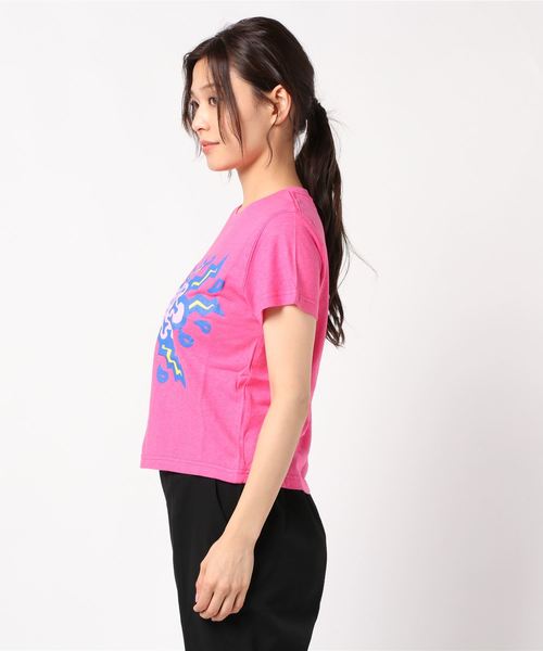 NATAL DESIGN（ネイタルデザイン）の「【ネイタルデザイン】NATAL DESIGN X GED WELLS "BRAIN BOLT TEE"（Tシャツ/カットソー・レディース・ピンク/ブルー・SMALL/X-SMALL/MEDIUM/LARGE）」の3枚目の写真