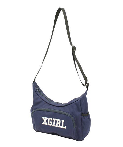 X-girl（エックスガール）の「XGIRL SHOULDER BAG（ショルダーバッグ・レディース・ブラック/レッド/グリーン/ネイビー・ONE SIZE）」の3枚目の写真