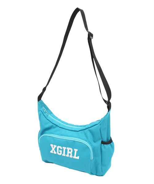 X-girl（エックスガール）の「XGIRL SHOULDER BAG（ショルダーバッグ・レディース・ブラック/レッド/グリーン/ネイビー・ONE SIZE）」の2枚目の写真