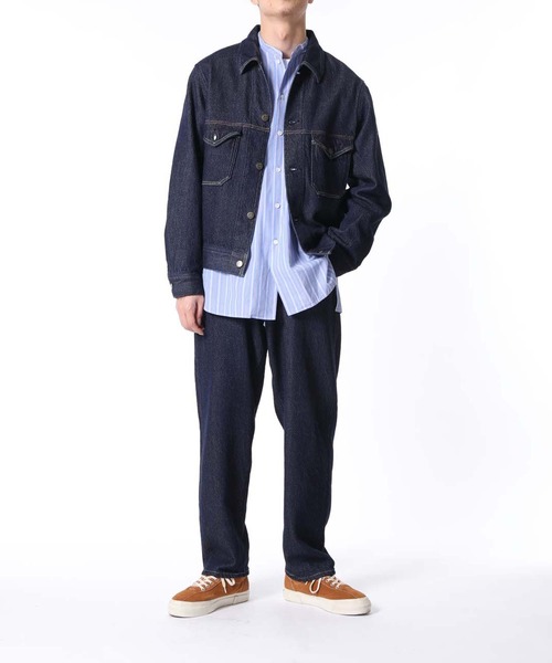 Lee(リー)の「【LEE×ADAM ET ROPE’】テーパードパンツ(デニムパンツ・メンズ・ネイビー/サックスブルー・L/M/S)」の14枚目の写真