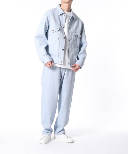 Lee(リー)の「【LEE×ADAM ET ROPE’】テーパードパンツ(デニムパンツ・メンズ・ネイビー/サックスブルー・L/M/S)」の12枚目の写真