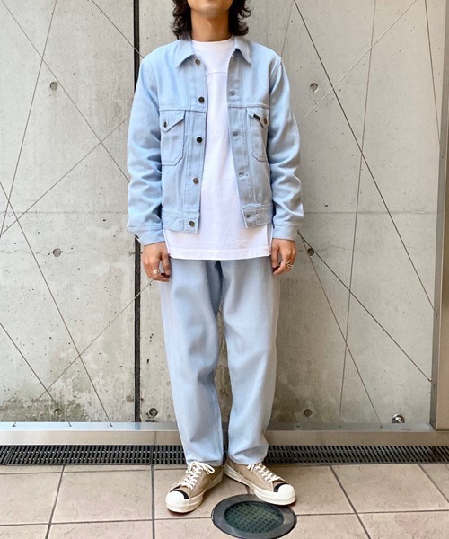 Lee(リー)の「【LEE×ADAM ET ROPE’】テーパードパンツ(デニムパンツ・メンズ・ネイビー/サックスブルー・L/M/S)」の19枚目の写真