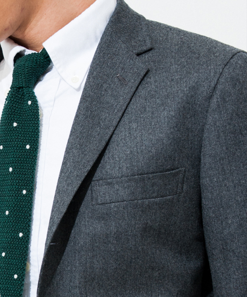 green label relaxing(グリーンレーベルリラクシング)の「□WOOL BLAZER ジャケット(テーラードジャケット・メンズ・ダークグレー/ネイビー・SMALL/X-SMALL/MEDIUM/X-LARGE/LARGE)」の10枚目の写真