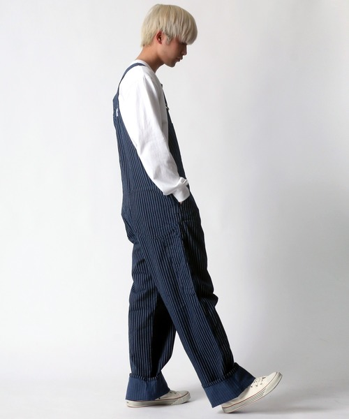 Lee(リー)の「Lee/リー DUNGAREES OVERALL/オーバーオール(サロペット/オーバーオール・メンズ・ストライプ/ブルー系その他/ライトインディゴブルー/インディゴブルー/ブラック/ブラウン/アイボリー・S/L/XL/M)」の6枚目の写真