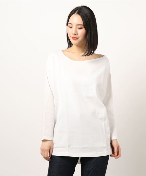 KOBE LETTUCE(コウベレタス)の「選べる3typeネックコットン無地Tシャツ(Tシャツ/カットソー・レディース・ホワイト/ホワイト系その他/ホワイト系その他2/ホワイト系その他5/ホワイト系その他3/ホワイト系その他4・1/2/3)」の18枚目の写真