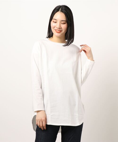 KOBE LETTUCE(コウベレタス)の「選べる3typeネックコットン無地Tシャツ(Tシャツ/カットソー・レディース・ホワイト/ホワイト系その他/ホワイト系その他2/ホワイト系その他5/ホワイト系その他3/ホワイト系その他4・1/2/3)」の19枚目の写真