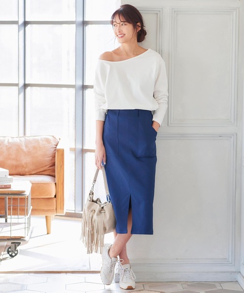 KOBE LETTUCE(コウベレタス)の「選べる3typeネックコットン無地Tシャツ(Tシャツ/カットソー・レディース・ホワイト/ホワイト系その他/ホワイト系その他2/ホワイト系その他5/ホワイト系その他3/ホワイト系その他4・1/2/3)」の22枚目の写真