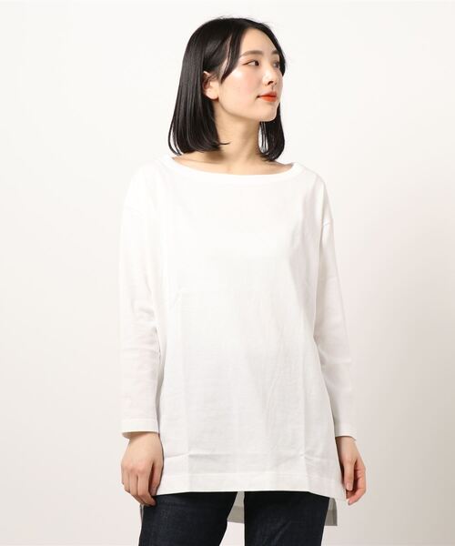 KOBE LETTUCE(コウベレタス)の「選べる3typeネックコットン無地Tシャツ(Tシャツ/カットソー・レディース・ホワイト/ホワイト系その他/ホワイト系その他2/ホワイト系その他5/ホワイト系その他3/ホワイト系その他4・1/2/3)」の20枚目の写真