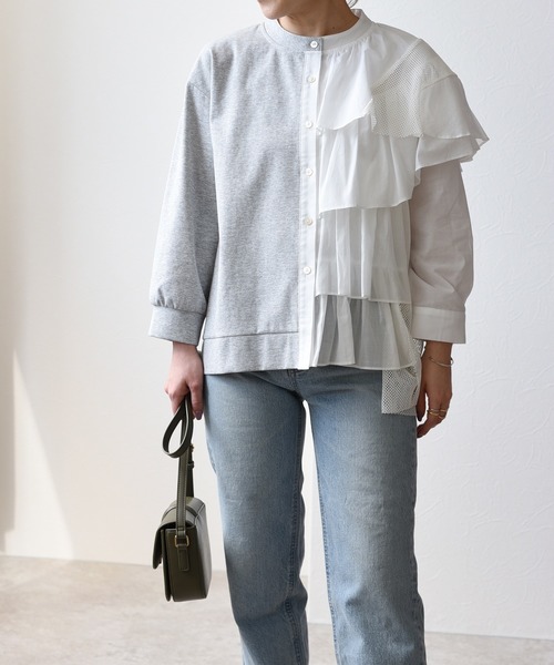 Eimee Law（エイミーロウ）の「アシンメトリーフリルSH＆カットPO 
