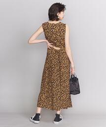 beach lunch lounge | ＜beach lunch lounge＞ウエストギャザーノースリーブワンピース(ワンピース)