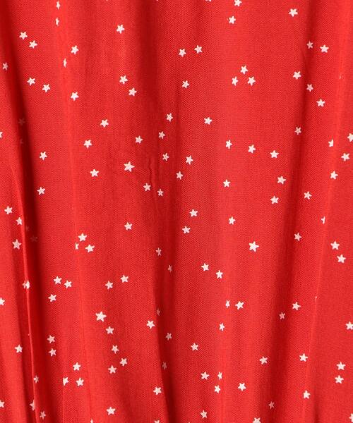 beach lunch lounge（ビーチランチラウンジ）の「＜beach lunch lounge＞ウエストギャザーノースリーブワンピース ο（ワンピース・レディース・レッド/ベージュ・SMALL）」の14枚目の写真