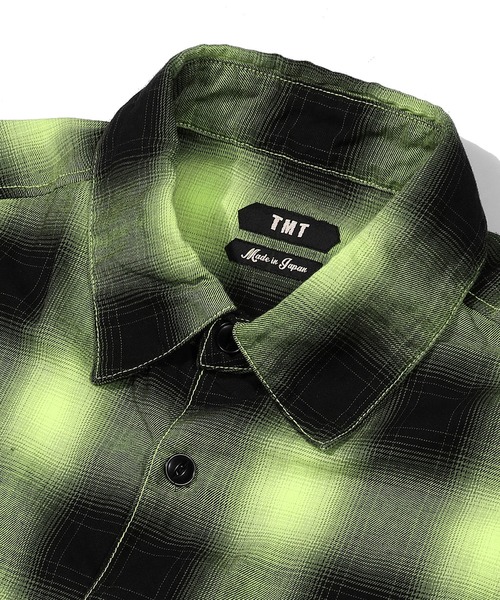 TMT（ティーエムティー）の「OMBRE CHECK SHORT SLEEVES SHIRTS  