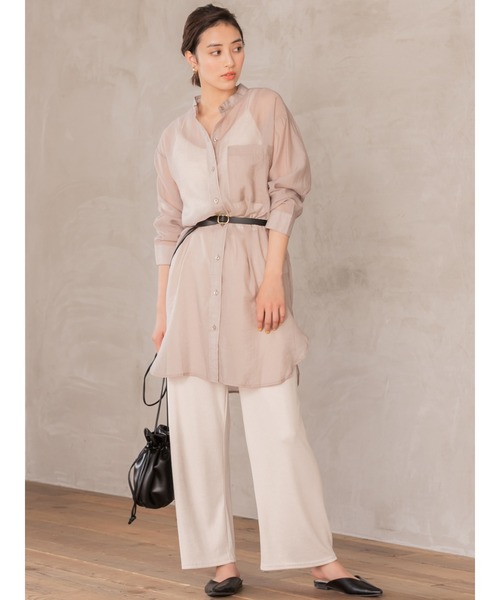 fifth（フィフス）の「サマーイージーワイドパンツ（その他パンツ・レディース・カーキ/ライトベージュ・MEDIUM）」の2枚目の写真