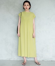 Aunt Marie's | AUNT MARIE'S ピンタックフレンチスリーブシャツワンピース【前後2WAY】(ワンピース)