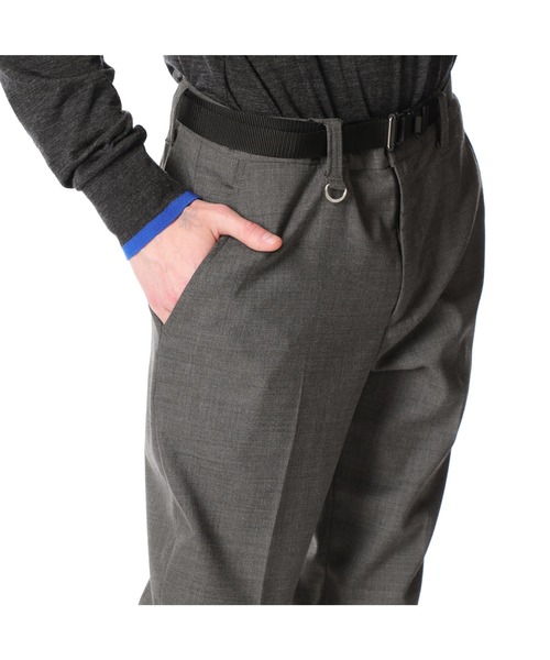 SOPHNET ソフネット ストレッチ パンツ スラックス SUMMER MERINO WOOL STRAIGHT FIT SLACKS（スラックス