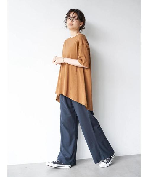 AMERICAN HOLIC(アメリカンホリック)の「バックタックカットチュニック 〇*(Tシャツ/カットソー・レディース・ブラック/オフホワイト/モカ/キャメル/その他7・FREE)」の15枚目の写真