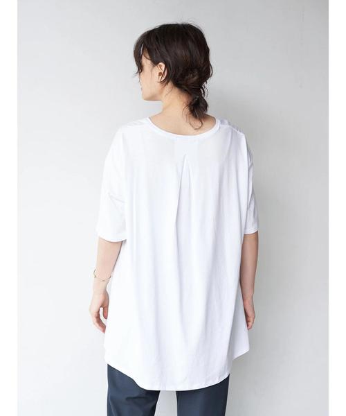 AMERICAN HOLIC(アメリカンホリック)の「バックタックカットチュニック 〇*(Tシャツ/カットソー・レディース・ブラック/オフホワイト/モカ/キャメル/その他7・FREE)」の17枚目の写真