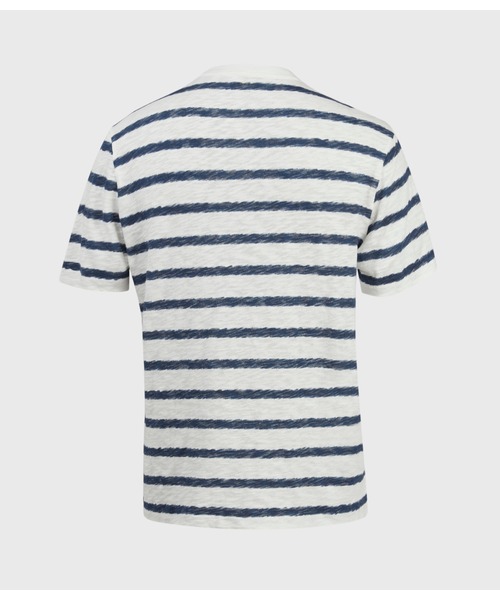 ALLSAINTS(オールセインツ)の「ROSEBOWL CREW T-SHIRT | ROSEBOWL クルー Tシャツ(Tシャツ/カットソー・メンズ・ホワイト×ブルー・S/M/XS/L)」の3枚目の写真