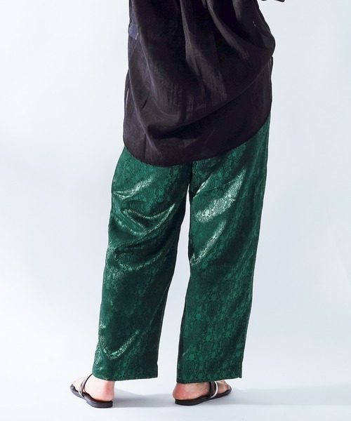 Ambre Neige（アンブルネージュ）の「ジャガードパンツ／【WEB/EC限定商品】（その他パンツ・レディース・ブラック/ベージュ/グリーン・SMALL/MEDIUM）」の5枚目の写真