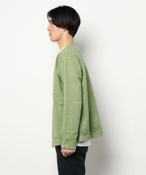 Good On グッドオン CREW TEE CARDIGAN P-BLACK クルーTカーディガン カットソー COTTONUSA MadeinJAPAN 日本製 GOLT1703 Good On グッドオン CREW TEE CARDIGAN P-BLACK クルーT