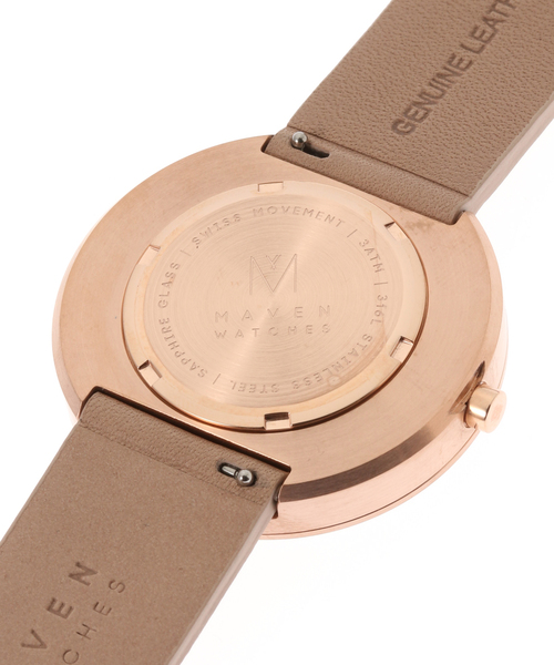 Mavenwatches(マベンウォッチズ)の「MAVEN STORM CLOUD CAMEL 40mm【 ウォッチ 】(アナログ腕時計・レディース・ピンク・FREE)」の6枚目の写真