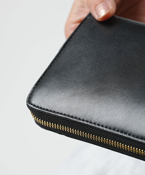 MURA(ムラ)の「ゴートレザー スキミング防止 大容量 通帳ケース(パスポートケース・レディース・ブラック/ネイビー/グレー/イエロー/グリーン・FREE)」の8枚目の写真