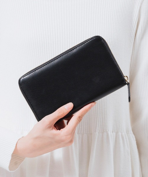 MURA(ムラ)の「ゴートレザー スキミング防止 大容量 通帳ケース(パスポートケース・レディース・ブラック/ネイビー/グレー/イエロー/グリーン・FREE)」の15枚目の写真