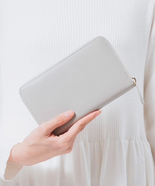 MURA(ムラ)の「ゴートレザー スキミング防止 大容量 通帳ケース(パスポートケース・レディース・ブラック/ネイビー/グレー/イエロー/グリーン・FREE)」の16枚目の写真