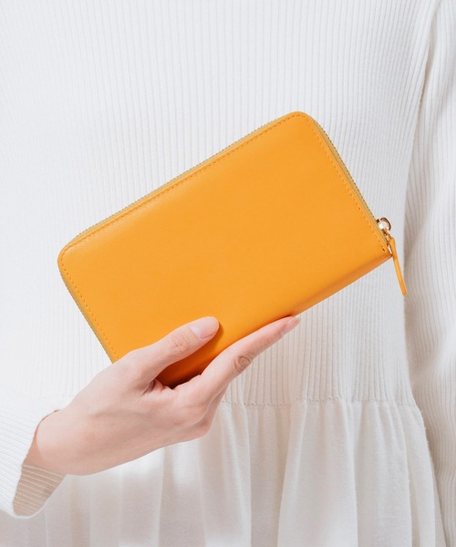 MURA(ムラ)の「ゴートレザー スキミング防止 大容量 通帳ケース(パスポートケース・レディース・ブラック/ネイビー/グレー/イエロー/グリーン・FREE)」の19枚目の写真